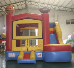 Sports 3 in 1 Bounce House Slide Combo