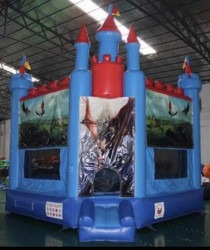Knight and Dragon Castle 2 in 1 Bounce House