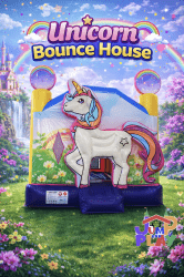 Magical Unicorn 2 in 1 Bounce house