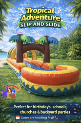 Tropical Adventure Slip and Slide