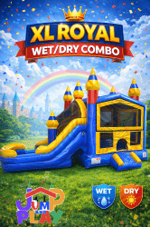 XL Royal Bounce House Combo Wet/Dry